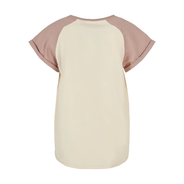 Urban Classics Meisjes contrast raglan t-shirt UTTN875_whitesandduskrose large