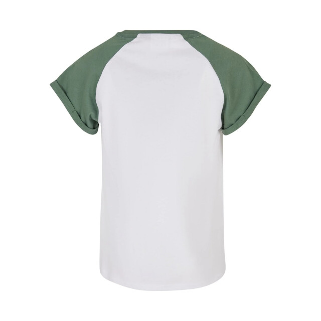 Urban Classics Meisjes contrast raglan t-shirt UTTN875_whitesalvia large