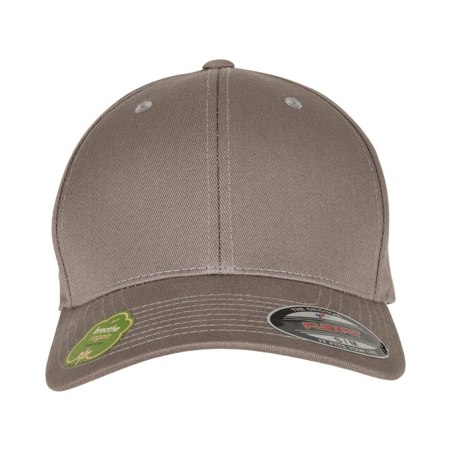 Flexfit Baseballpet van biologisch katoen UTTN858_palegrey large