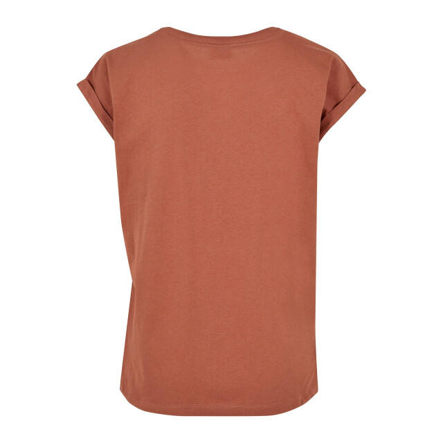 Urban Classics Dames verlengd schouder t-shirt UTTN574_terracotta large