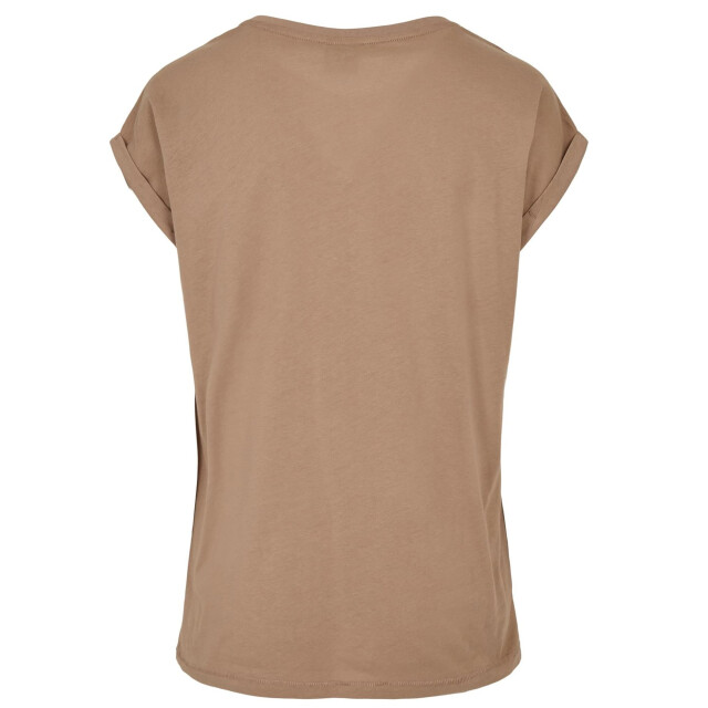 Urban Classics Dames verlengd schouder t-shirt UTTN574_softtaupe large