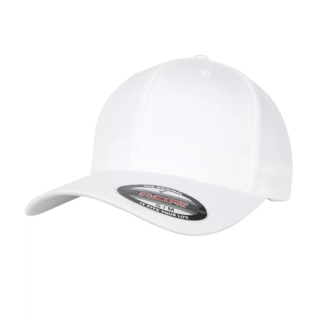 Flexfit Baseballpet van biologisch katoen UTTN858_white large
