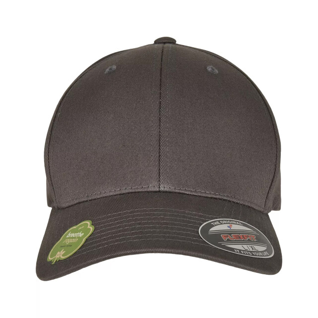 Flexfit Baseballpet van biologisch katoen UTTN858_burntolive large
