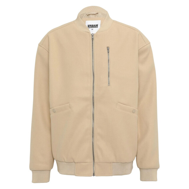 Urban Classics Heren bomberjack met blousonmouwen UTTN869_wetsand large