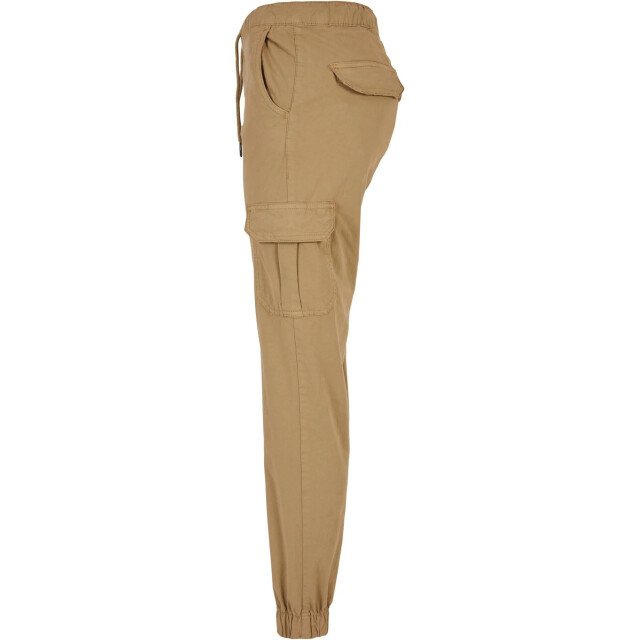 Urban Classics Dames cargo pocket hoge taille joggingbroek UTTN571_unionbeige large