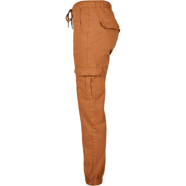Urban Classics Dames cargo pocket hoge taille joggingbroek UTTN571_toffee large