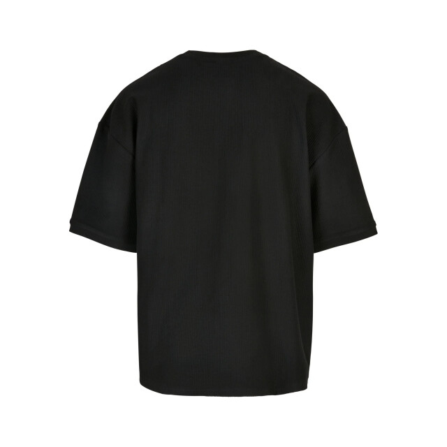 Urban Classics Heren geribd badstof boxy t-shirt UTTN852_black large