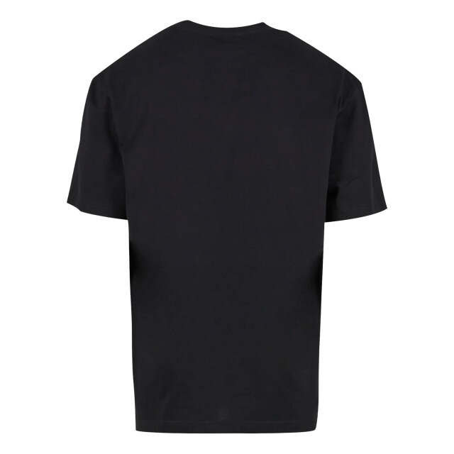 Urban Classics Heren college logo lang t-shirt UTTN826_black large