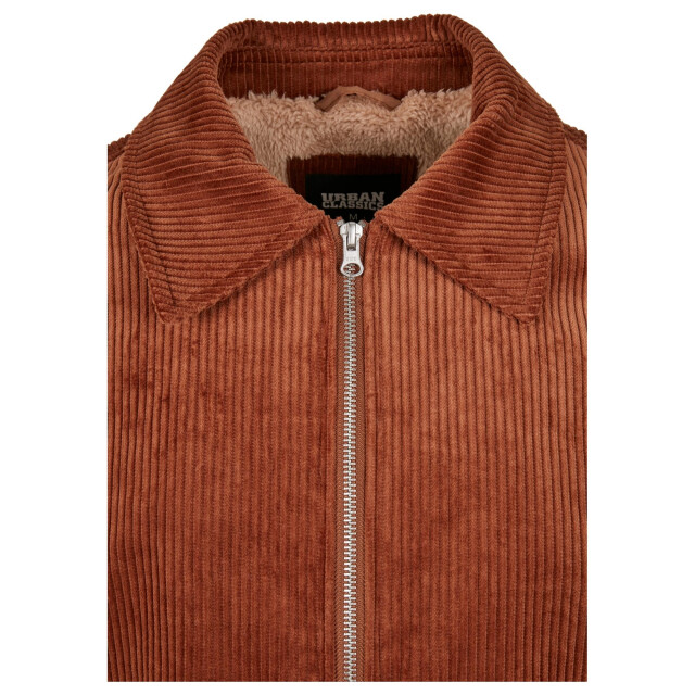 Urban Classics Heren corduroy boxy jas UTTN558_toffee large