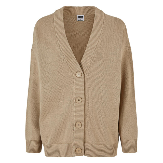 Urban Classics Dames oversized vest UTTN836_wetsand large