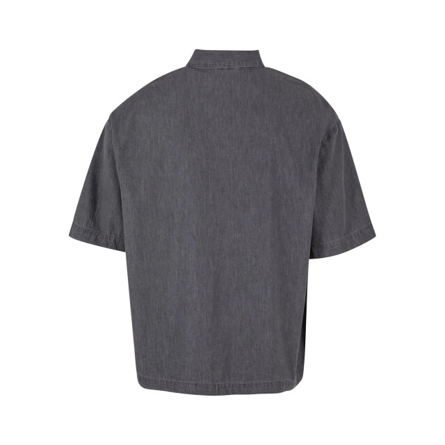 Urban Classics Heren denim lichtgewicht shirt UTTN556_midgrey large