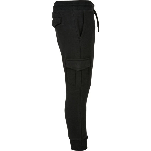 Urban Classics Jongens cargo fitted joggingbroek UTTN825_black large