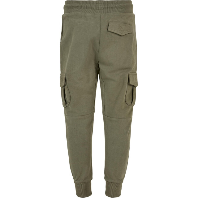 Urban Classics Jongens cargo fitted joggingbroek UTTN825_olive large