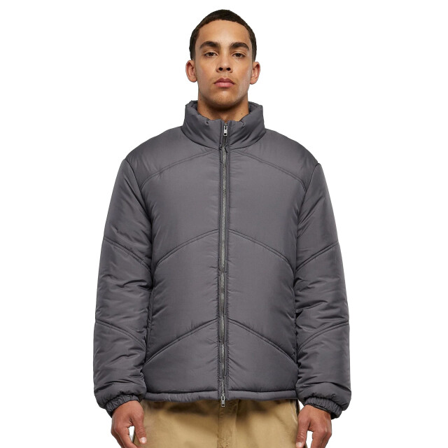 Urban Classics Heren pijl gestikt pufferjack UTTN819_darkshadow large