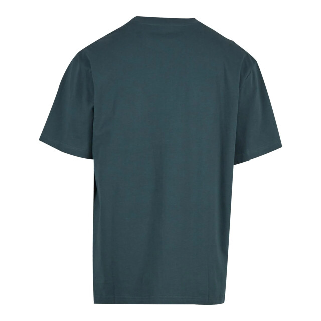 Urban Classics Heren college logo lang t-shirt UTTN826_bottlegreen large