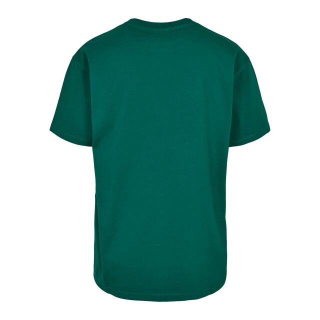 Urban Classics Heren globe organic logo t-shirt UTTN820_green large