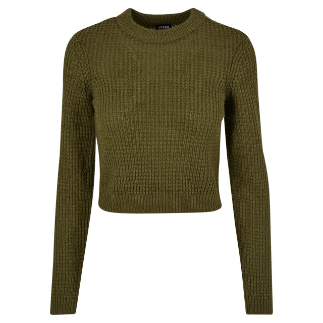 Urban Classics Dames wafel korte trui UTTN551_summerolive large