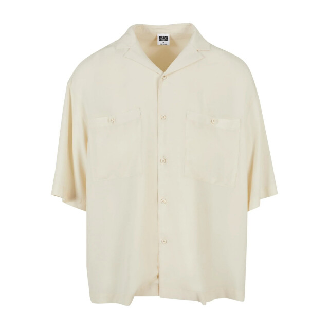 Urban Classics Heren oversized resort overhemd UTTN813_whitesand large
