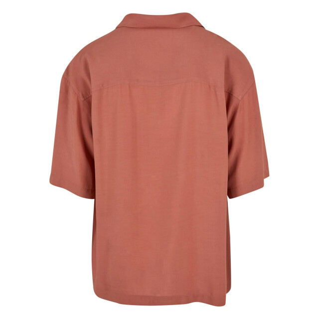 Urban Classics Heren oversized resort overhemd UTTN813_terracotta large