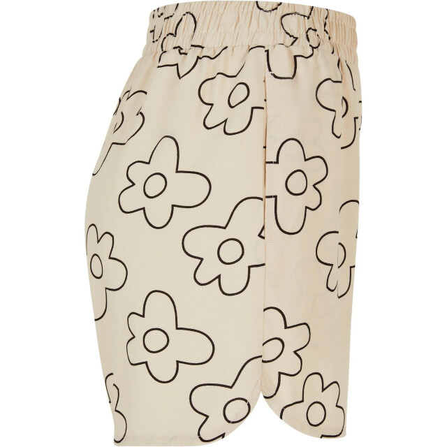 Urban Classics Dames viscose all-over print resort shorts UTTN538_softseagrass large