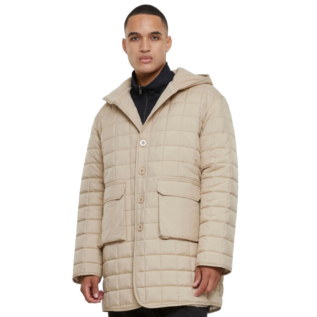 Urban Classics Heren fleece gevoerde parka UTTN814_wetsand large