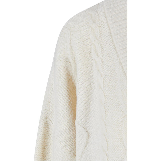 Urban Classics Dames kabelbreiwerk vest UTTN542_sand large
