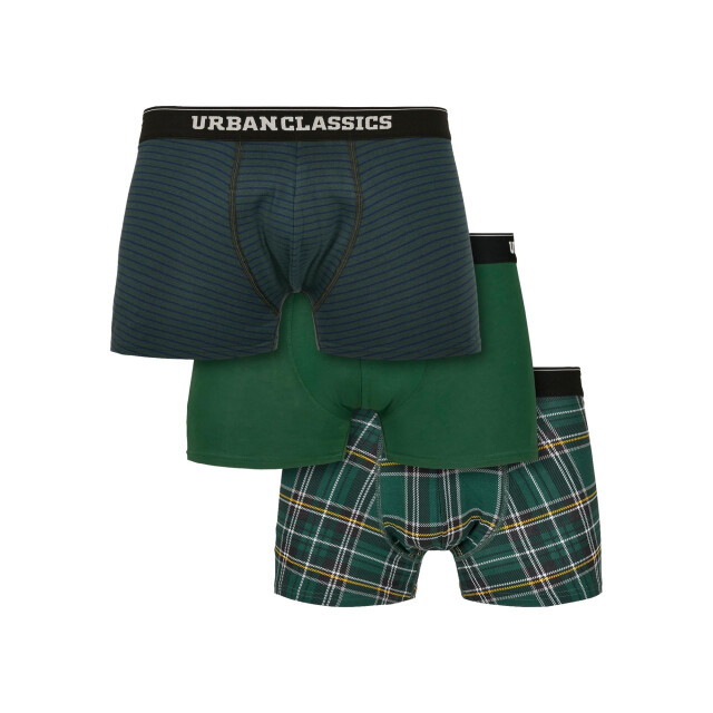Urban Classics Heren boxershort (pakket van 3) UTTN911_darkgreenbottlegreen large