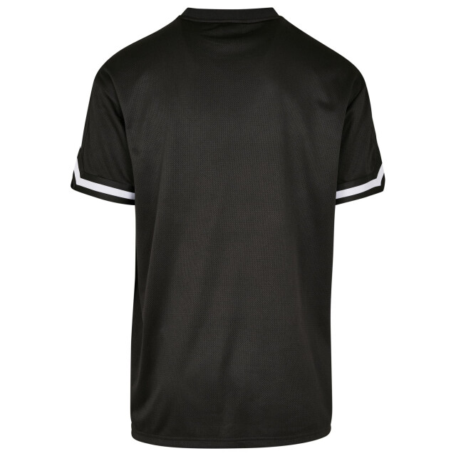 Urban Classics Heren streep mesh oversized t-shirt UTTN811_black large