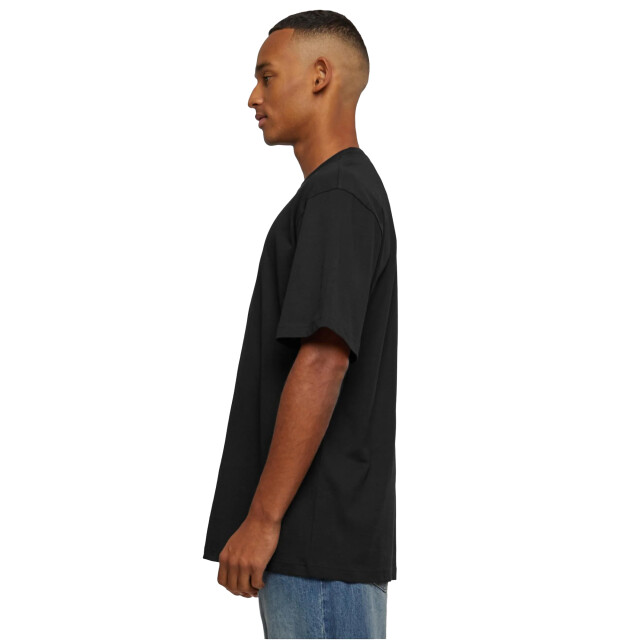 Urban Classics Heren effen tall t-shirt UTTN535_black large