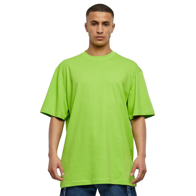 Urban Classics Heren effen tall t-shirt UTTN535_limegreen large