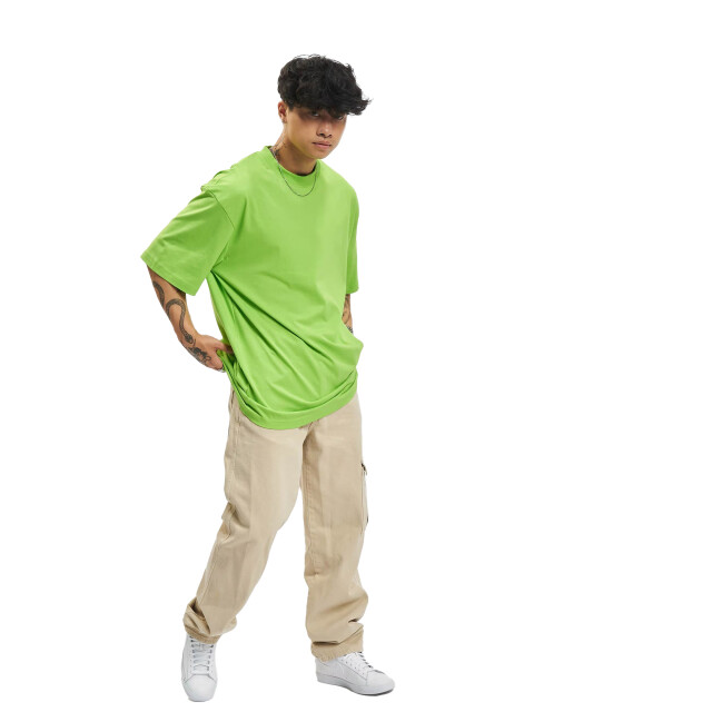 Urban Classics Heren effen tall t-shirt UTTN535_limegreen large