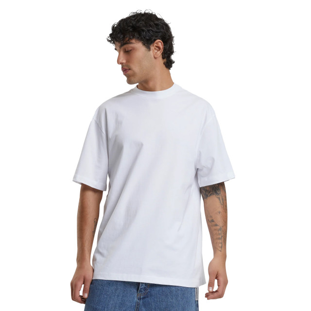 Urban Classics Heren effen tall t-shirt UTTN535_white large