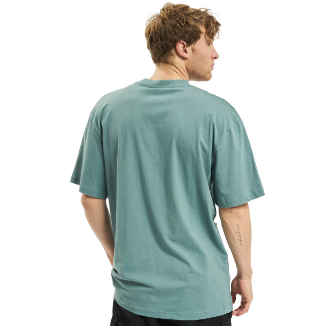 Urban Classics Heren effen tall t-shirt UTTN535_dustyblue large