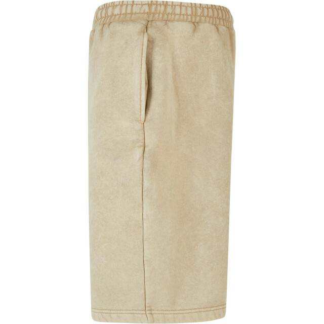 Urban Classics Heren sweat shorts zwaar stone wash UTTN536_unionbeige large