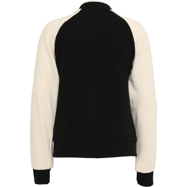 Urban Classics Dames terrycloth lichtgewicht varsity-jasje UTTN809_blackwhitesand large