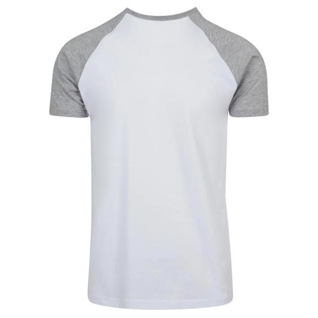 Urban Classics Heren contrast raglan t-shirt UTTN801_whitegrey large