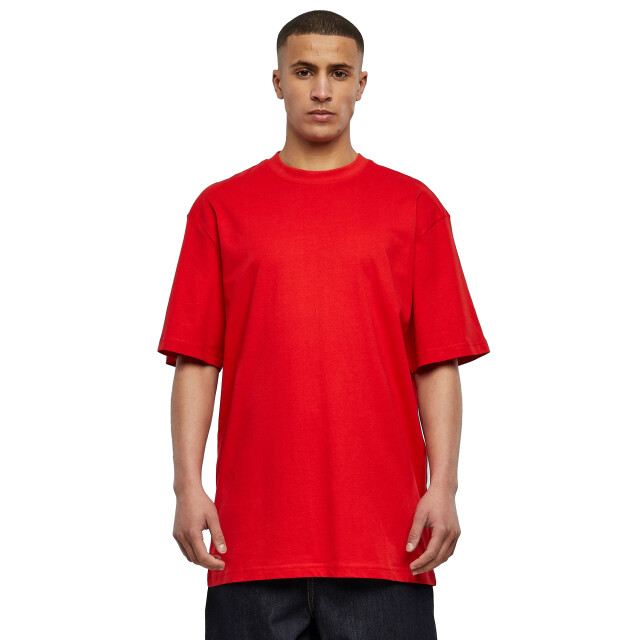 Urban Classics Heren effen tall t-shirt UTTN535_red large