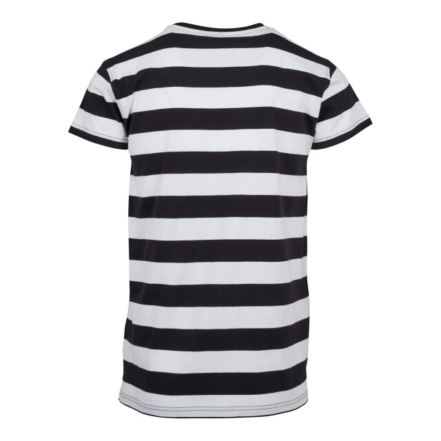 Urban Classics Heren blokstreep t-shirt UTTN796_blackwhite large