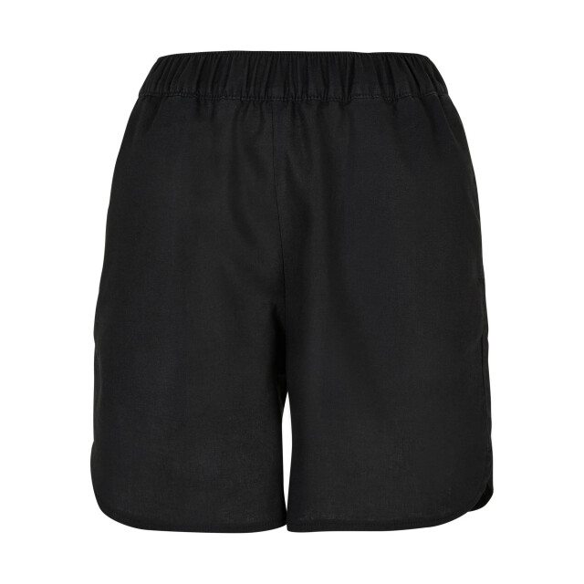 Urban Classics Dames linnen blend casual shorts UTTN777_black large