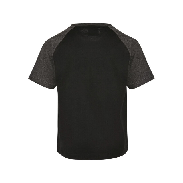 Urban Classics Contrast raglan t-shirt voor jongens UTTN793_blackcharcoal large