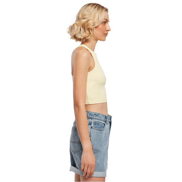 Urban Classics Dames ribbed crop top UTTN530_softyellow large