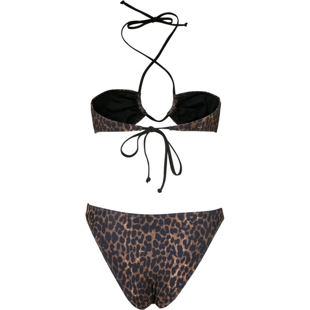 Urban Classics Dames hot luipaardprint bikiniset UTTN798_brownblack large