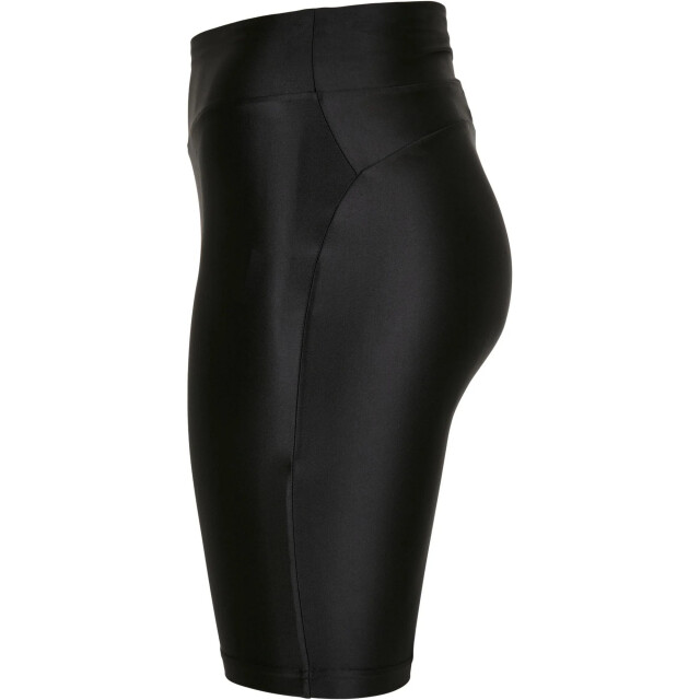 Urban Classics Dames metallic glimmende fietsshort met hoge taille (set van 2) UTTN782_black large