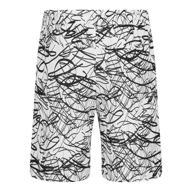 Urban Classics Heren viscose scribble resort korte broek UTTN518_white large