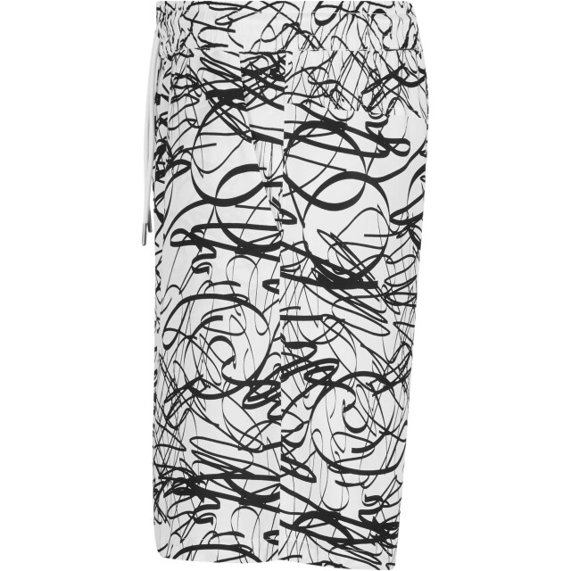 Urban Classics Heren viscose scribble resort korte broek UTTN518_white large
