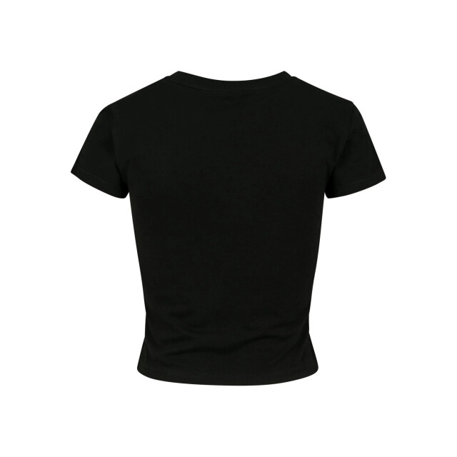 Urban Classics Dames jersey stretch crop t-shirt UTTN521_black large
