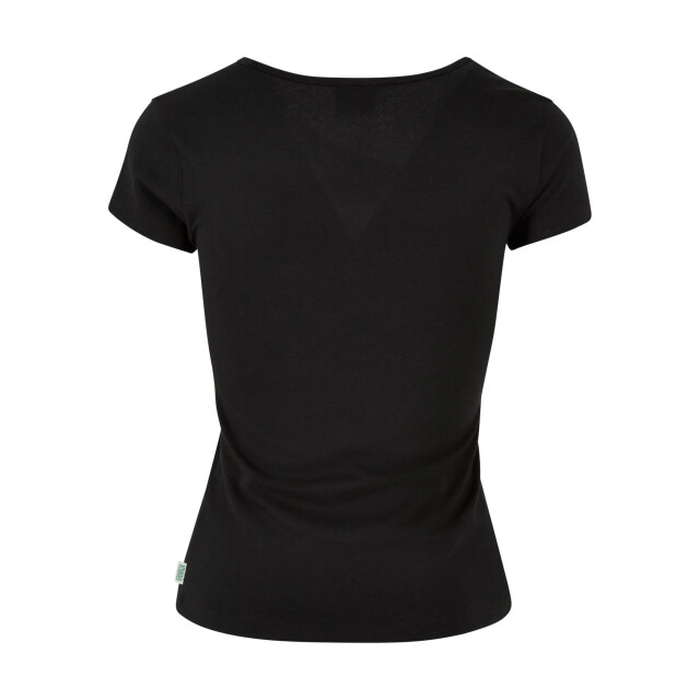 Urban Classics Dames organisch asymmetrisch t-shirt UTTN764_black large