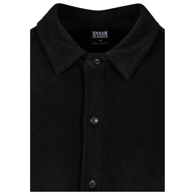 Urban Classics Heren badstof boxy shirt UTTN507_black large