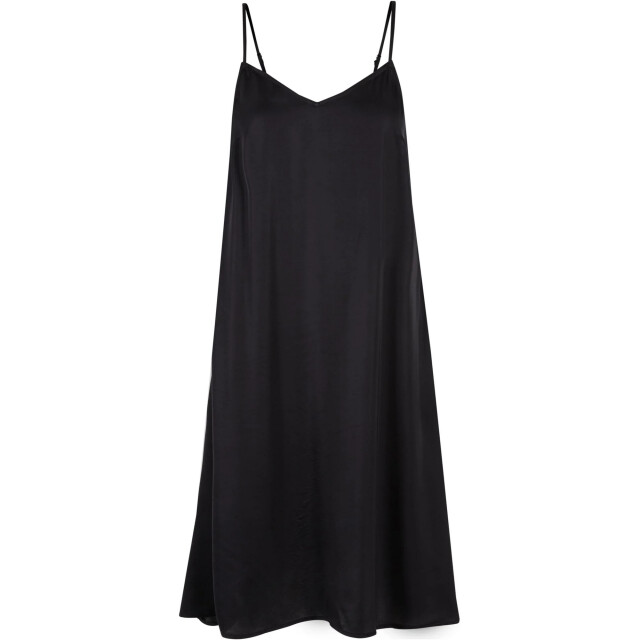 Urban Classics Dames viscose satijn jurk UTTN514_black large