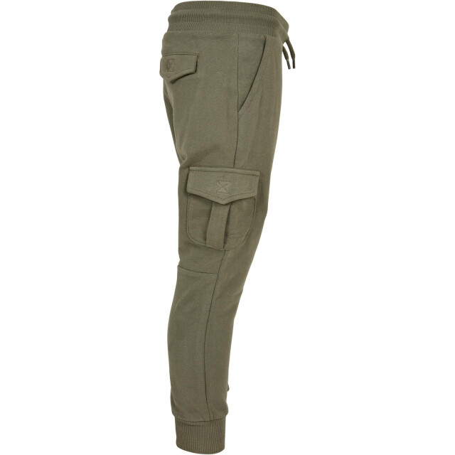 Urban Classics Jongens cargo fitted joggingbroek UTTN825_olive large